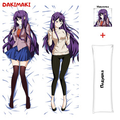 Наволочка + подушка Дакимакура Юри из Доки Доки 0189 180x60 Dakimaki