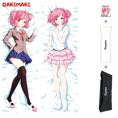 Наволочка + подушка + сумка Дакимакура Нацуки из Доки Доки 0206 180x60 Dakimaki