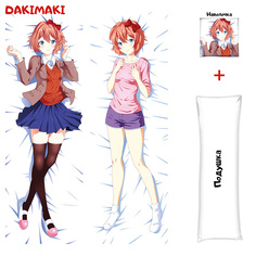 Наволочка + подушка Дакимакура Саери из Доки Доки 0207 180x60 Dakimaki