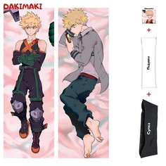 Наволочка + подушка + сумка Дакимакура Кацуки Бакуго 0272 180x60 Dakimaki