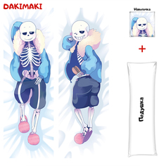 Наволочка + подушка Дакимакура Санс 0290 180x60 Dakimaki