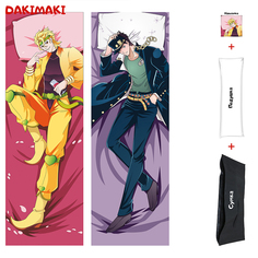Наволочка + подушка + сумка Дакимакура Дио и Джотаро 0309 180x60 Dakimaki