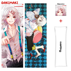 Наволочка + подушка Дакимакура Джузо Сузуя 0314 180x60 Dakimaki