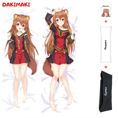 Наволочка + подушка + сумка Дакимакура Рафталия 0421 180x60 Dakimaki