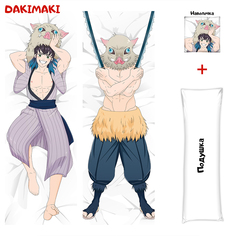 Наволочка + подушка Дакимакура Иноске Хашибира 0429 180x60 Dakimaki