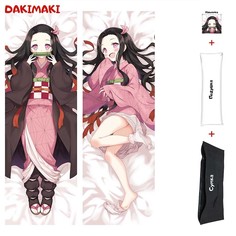 Наволочка + подушка + сумка Дакимакура Незуко Камадо 0440 180x60 Dakimaki