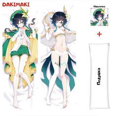 Наволочка + подушка Дакимакура Венти 0785 180x60 Dakimaki