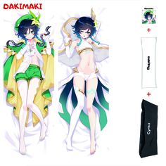 Наволочка + подушка + сумка Дакимакура Венти 0785 180x60 Dakimaki