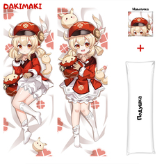 Наволочка + подушка Дакимакура Кли 0802 180x60 Dakimaki