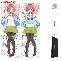 Наволочка + подушка + сумка Дакимакура Мику Накано 0814 180x60 Dakimaki