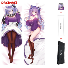 Наволочка + подушка + сумка Дакимакура Кэ Цин Геншин 0918 180x60 Dakimaki