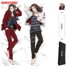Наволочка + подушка + сумка Дакимакура Кейске Баджи 0922 180x60 Dakimaki