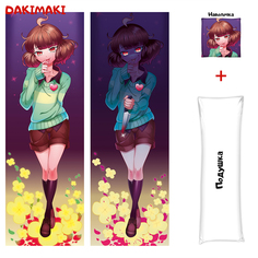 Наволочка + подушка Дакимакура Чара 0114 150x50 Dakimaki