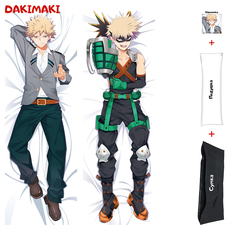 Наволочка + подушка + сумка Дакимакура Кацуки Каччан Бакуго 0121 150x50 Dakimaki