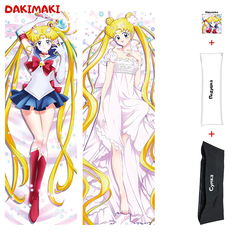 Наволочка + подушка + сумка Дакимакура Сейлор Мун 0127 150x50 Dakimaki