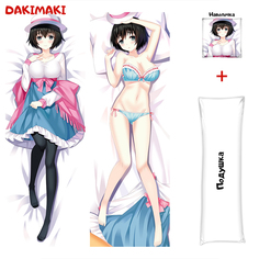 Наволочка + подушка Дакимакура Маюри Сина 0138 150x50 Dakimaki