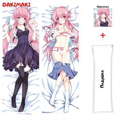 Наволочка + подушка Дакимакура Юно Гасай 0145 150x50 Dakimaki