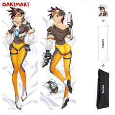 Наволочка + подушка + сумка Дакимакура Трейсер 0149 150x50 Dakimaki