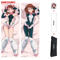 Наволочка + подушка + сумка Дакимакура Очако Урарака 0161 150x50 Dakimaki