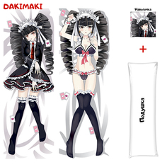 Наволочка + подушка Дакимакура Селестия Люденберг 0164 150x50 Dakimaki