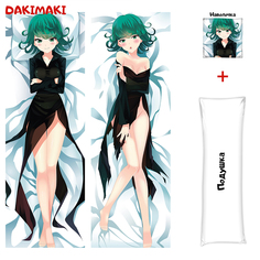 Наволочка + подушка Дакимакура Торнадо-Тацумаки 0165 150x50 Dakimaki