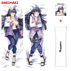Наволочка + подушка Дакимакура Хината Хюга 0168 150x50 Dakimaki