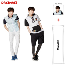 Наволочка + подушка Дакимакура Мин Юнги Шуга 0183 150x50 Dakimaki