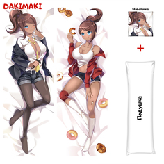 Наволочка + подушка Дакимакура Аой Асахина 0185 150x50 Dakimaki