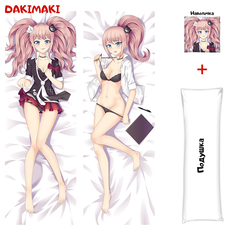 Наволочка + подушка Дакимакура Джунко Эношима 0186 150x50 Dakimaki