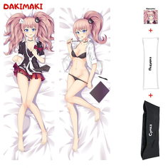 Наволочка + подушка + сумка Дакимакура Джунко Эношима 0186 150x50 Dakimaki