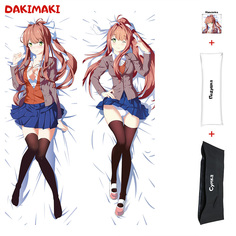 Наволочка + подушка + сумка Дакимакура Моника из Доки Доки 0188 150x50 Dakimaki
