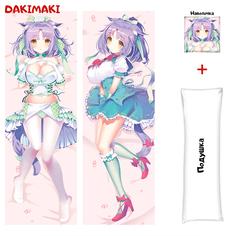 Наволочка + подушка Дакимакура Синнамон 0200 150x50 Dakimaki