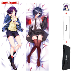 Наволочка + подушка + сумка Дакимакура Тока Киришима 0201 150x50 Dakimaki