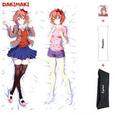 Наволочка + подушка + сумка Дакимакура Саери из Доки Доки 0207 150x50 Dakimaki