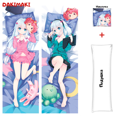 Наволочка + подушка Дакимакура Сагири Изуми 0212 150x50 Dakimaki
