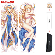 Наволочка + подушка + сумка Дакимакура Жрица 0214 150x50 Dakimaki