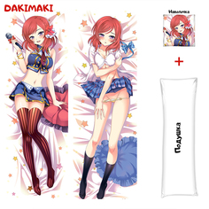 Наволочка + подушка Дакимакура Маки Нишикино 0217 150x50 Dakimaki