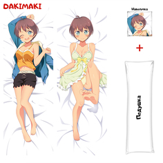 Наволочка + подушка Дакимакура Хаджимэ Шинода 0218 150x50 Dakimaki