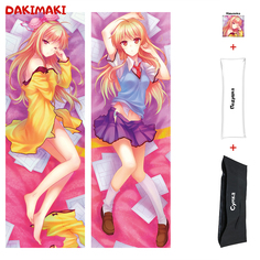 Наволочка + подушка + сумка Дакимакура Маширо Шина 0237 150x50 Dakimaki