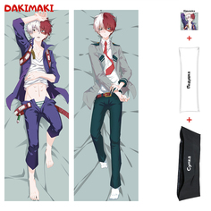 Наволочка + подушка + сумка Дакимакура Тодороки 0271 150x50 Dakimaki
