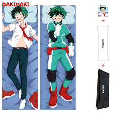Наволочка + подушка + сумка Дакимакура Изуку Мидория 0274 150x50 Dakimaki