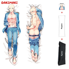 Наволочка + подушка + сумка Дакимакура Сайтама 0279 150x50 Dakimaki