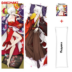 Наволочка + подушка Дакимакура Томоэ 0385 150x50 Dakimaki