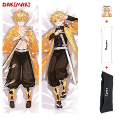 Наволочка + подушка + сумка Дакимакура Зеницу Агацума 0434 150x50 Dakimaki