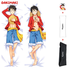 Наволочка + подушка + сумка Дакимакура Монки Д. Луффи 0445 150x50 Dakimaki