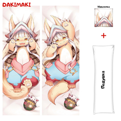 Наволочка + подушка Дакимакура Наначи 0874 180x60 Dakimaki