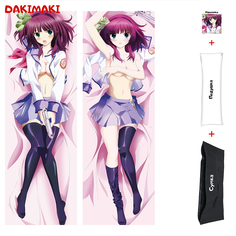 Наволочка + подушка + сумка Дакимакура Юри Накамура 0223 150x50 Dakimaki