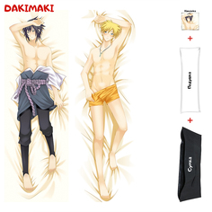 Наволочка + подушка + сумка Дакимакура Наруто и Саске 0258 150x50 Dakimaki