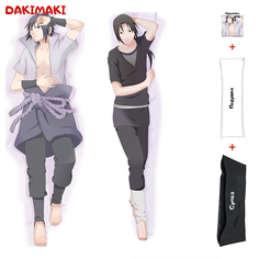 Наволочка + подушка + сумка Дакимакура Итачи и Саске Учиха 0346 150x50 Dakimaki