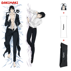 Наволочка + подушка + сумка Дакимакура Себастьян Михаэлис 0381 150x50 Dakimaki